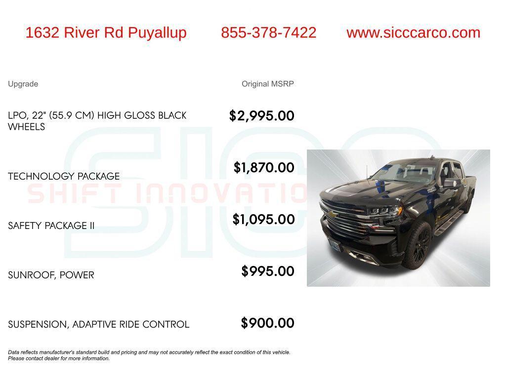 used 2022 Chevrolet Silverado 1500 car, priced at $37,731