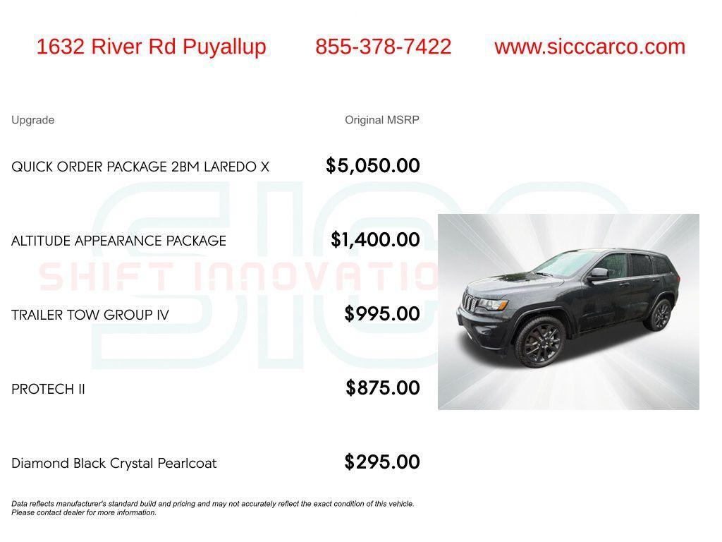 used 2021 Jeep Grand Cherokee car, priced at $24,150