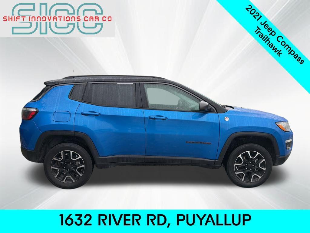 used 2021 Jeep Compass car, priced at $16,987
