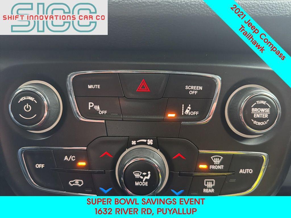 used 2021 Jeep Compass car, priced at $16,343