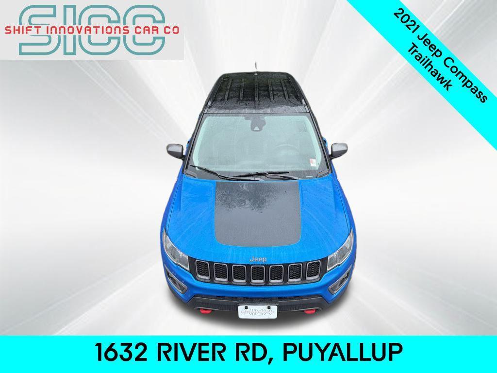 used 2021 Jeep Compass car, priced at $16,987