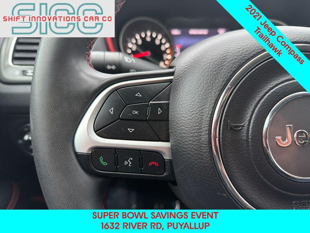 used 2021 Jeep Compass car, priced at $16,343