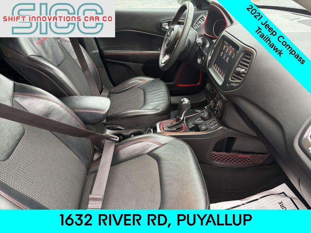 used 2021 Jeep Compass car, priced at $16,987