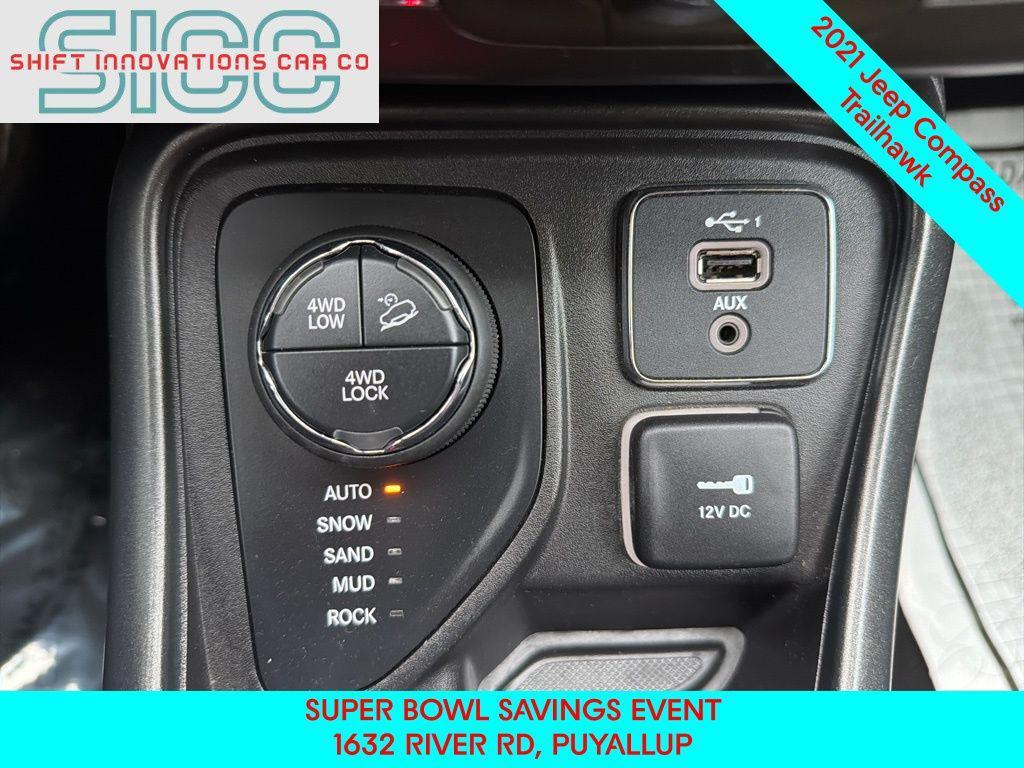 used 2021 Jeep Compass car, priced at $16,343