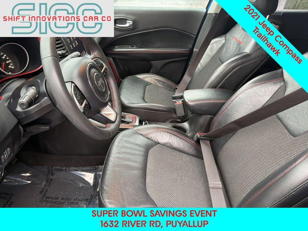 used 2021 Jeep Compass car, priced at $16,343