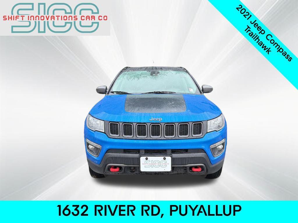 used 2021 Jeep Compass car, priced at $16,987