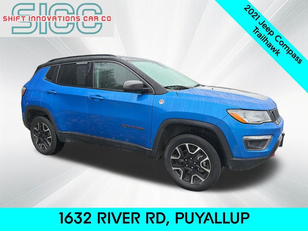 used 2021 Jeep Compass car, priced at $16,987