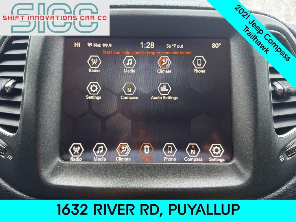 used 2021 Jeep Compass car, priced at $16,987