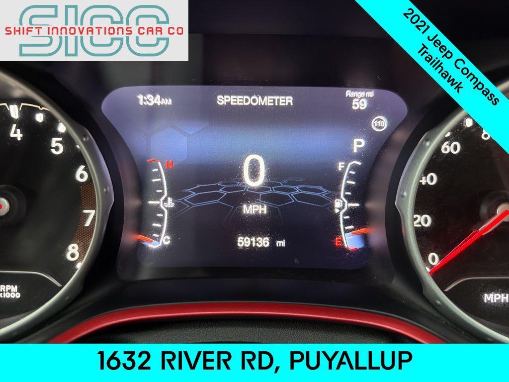 used 2021 Jeep Compass car, priced at $16,987