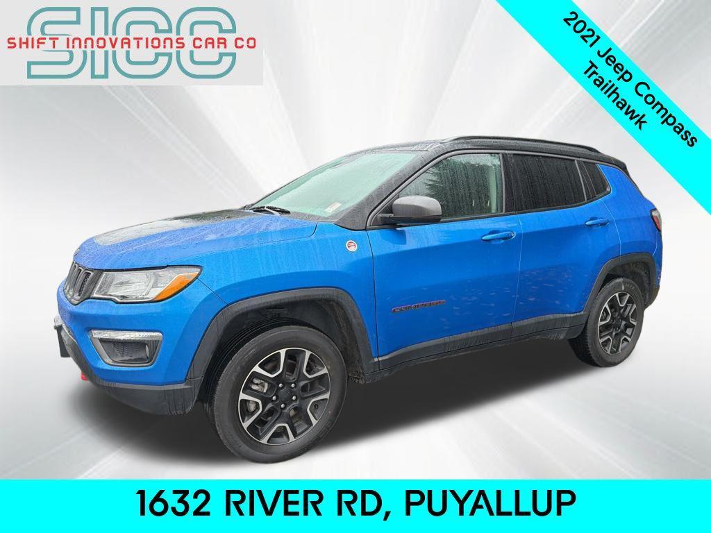 used 2021 Jeep Compass car, priced at $16,987
