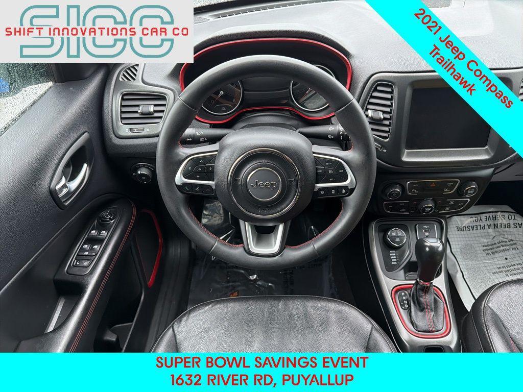used 2021 Jeep Compass car, priced at $16,343