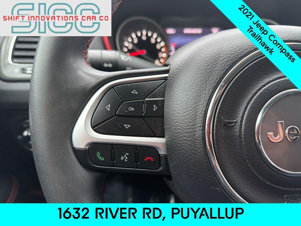 used 2021 Jeep Compass car, priced at $16,987