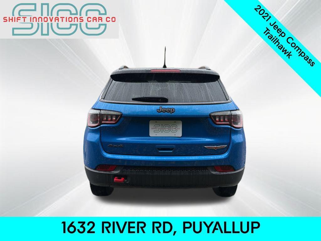 used 2021 Jeep Compass car, priced at $16,987