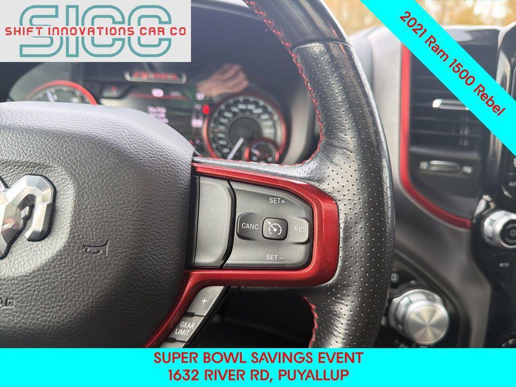 used 2021 Ram 1500 car, priced at $38,999