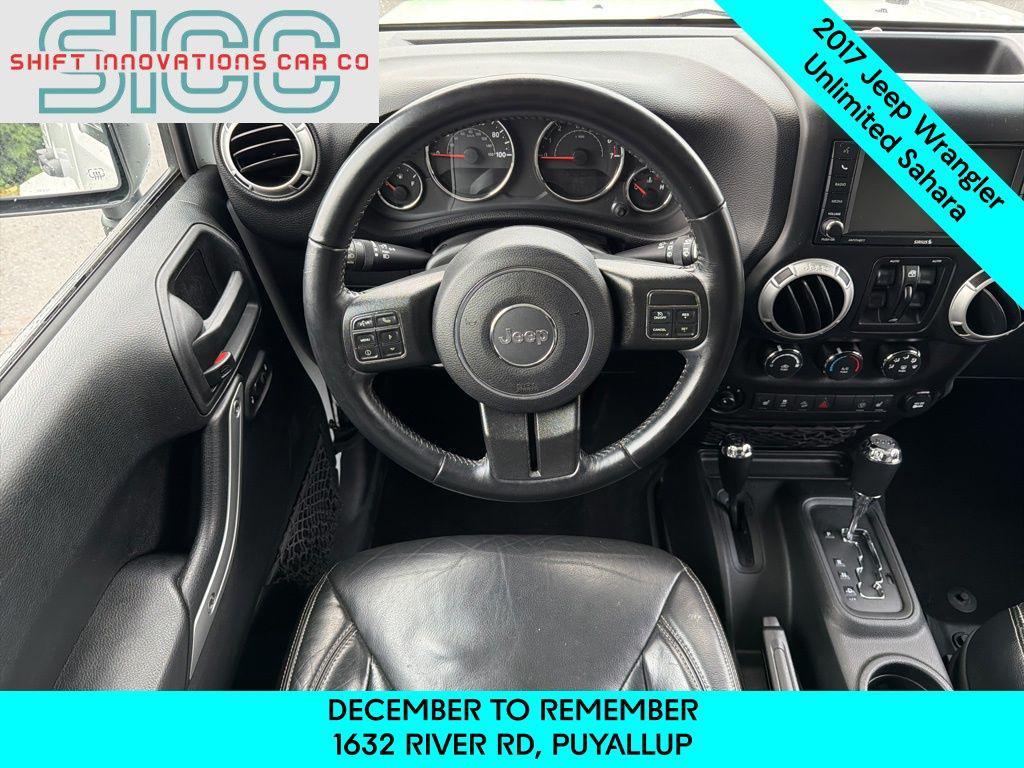 used 2017 Jeep Wrangler Unlimited car, priced at $21,949