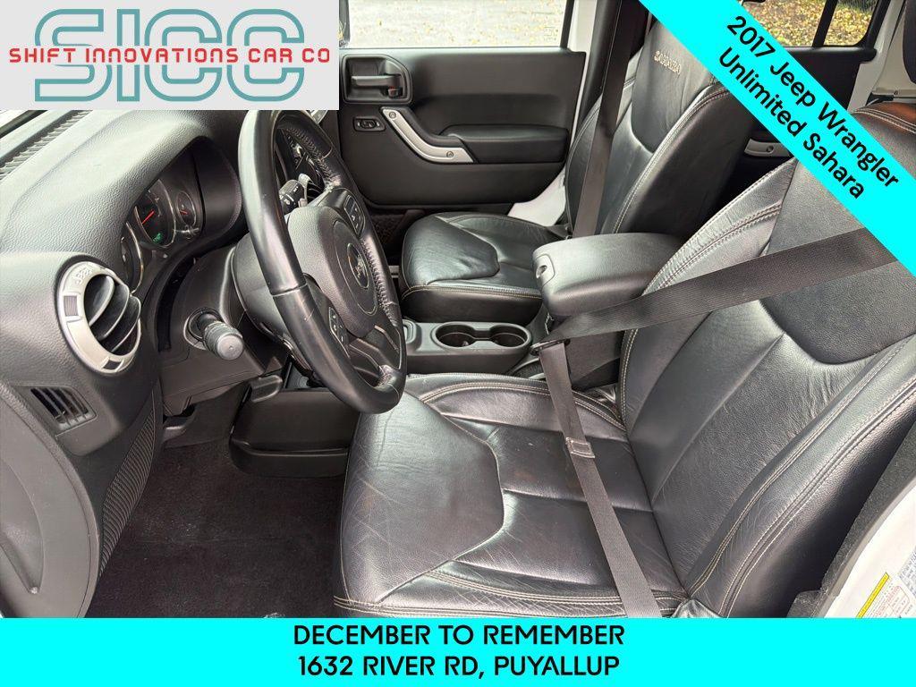 used 2017 Jeep Wrangler Unlimited car, priced at $21,949