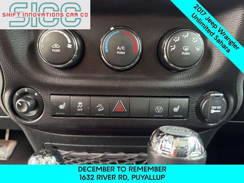 used 2017 Jeep Wrangler Unlimited car, priced at $21,949
