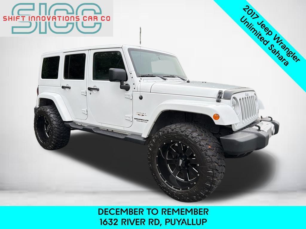 used 2017 Jeep Wrangler Unlimited car, priced at $21,949