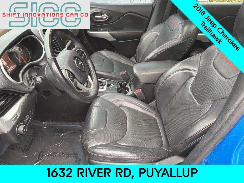 used 2018 Jeep Cherokee car, priced at $13,590