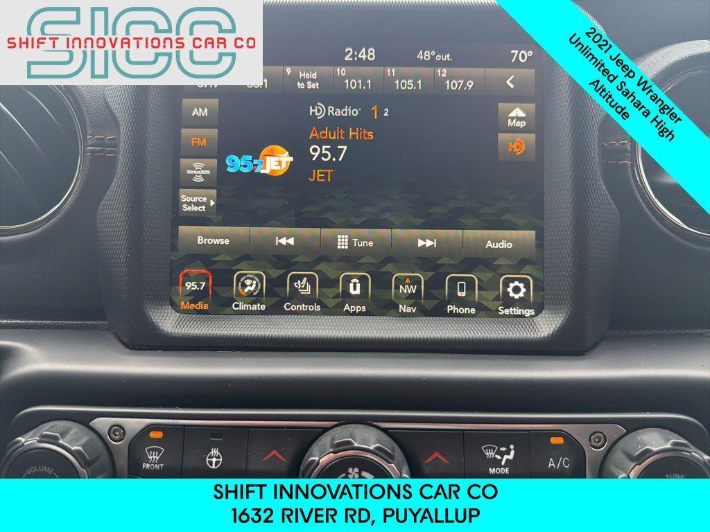 used 2021 Jeep Wrangler Unlimited car, priced at $30,546