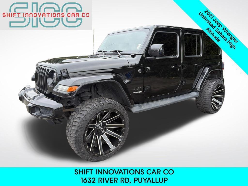 used 2021 Jeep Wrangler Unlimited car, priced at $30,546