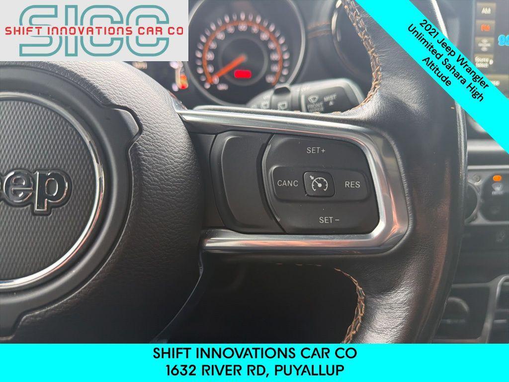 used 2021 Jeep Wrangler Unlimited car, priced at $30,546