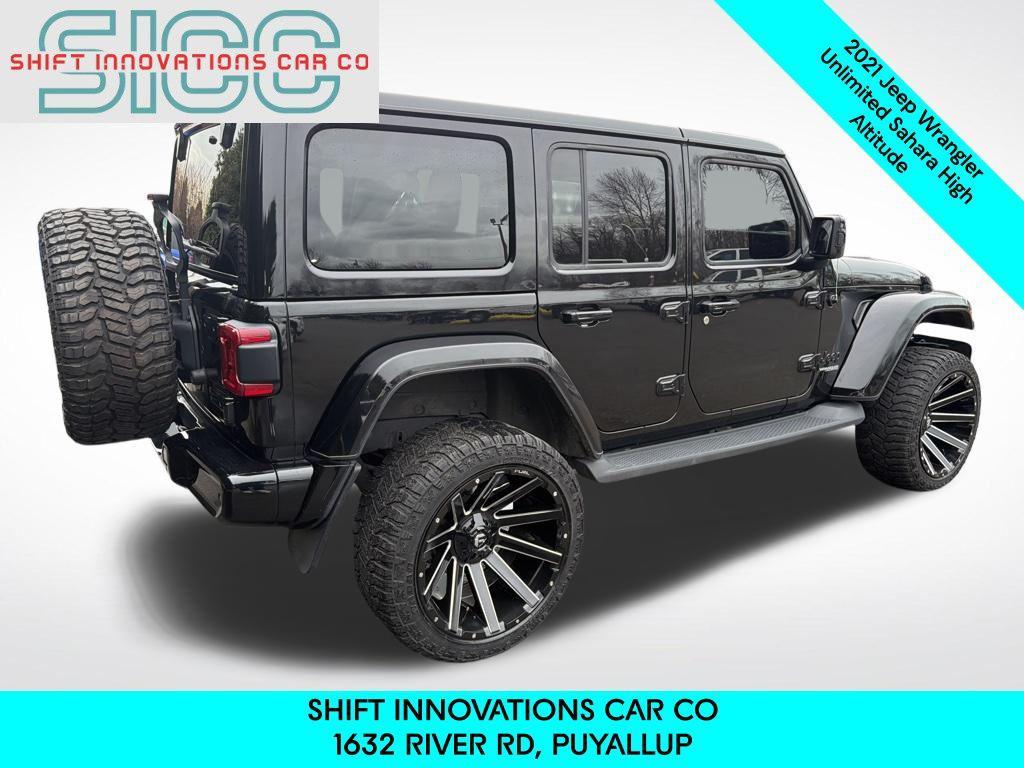 used 2021 Jeep Wrangler Unlimited car, priced at $30,546