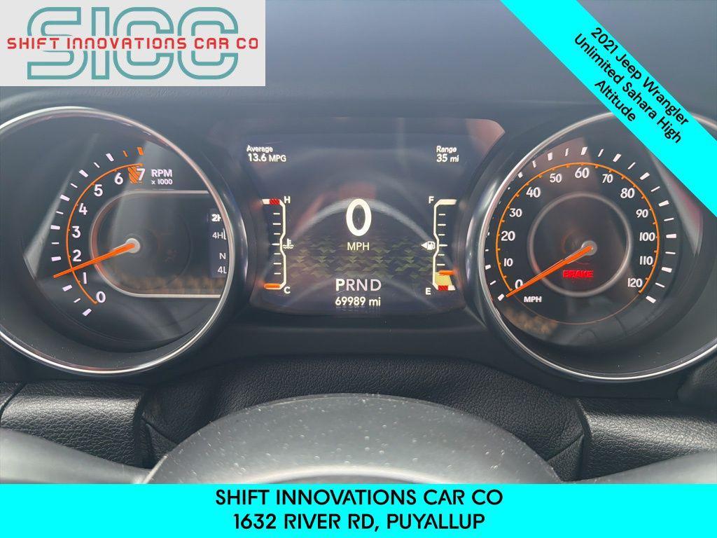 used 2021 Jeep Wrangler Unlimited car, priced at $30,546