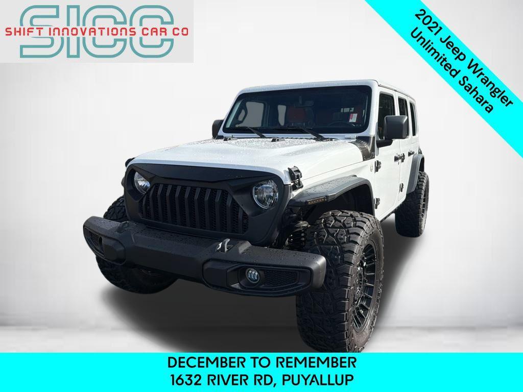 used 2021 Jeep Wrangler Unlimited car, priced at $33,433