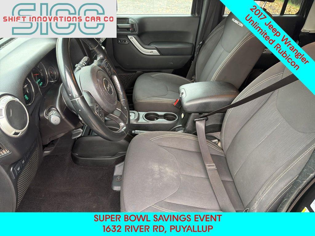 used 2017 Jeep Wrangler Unlimited car, priced at $22,986