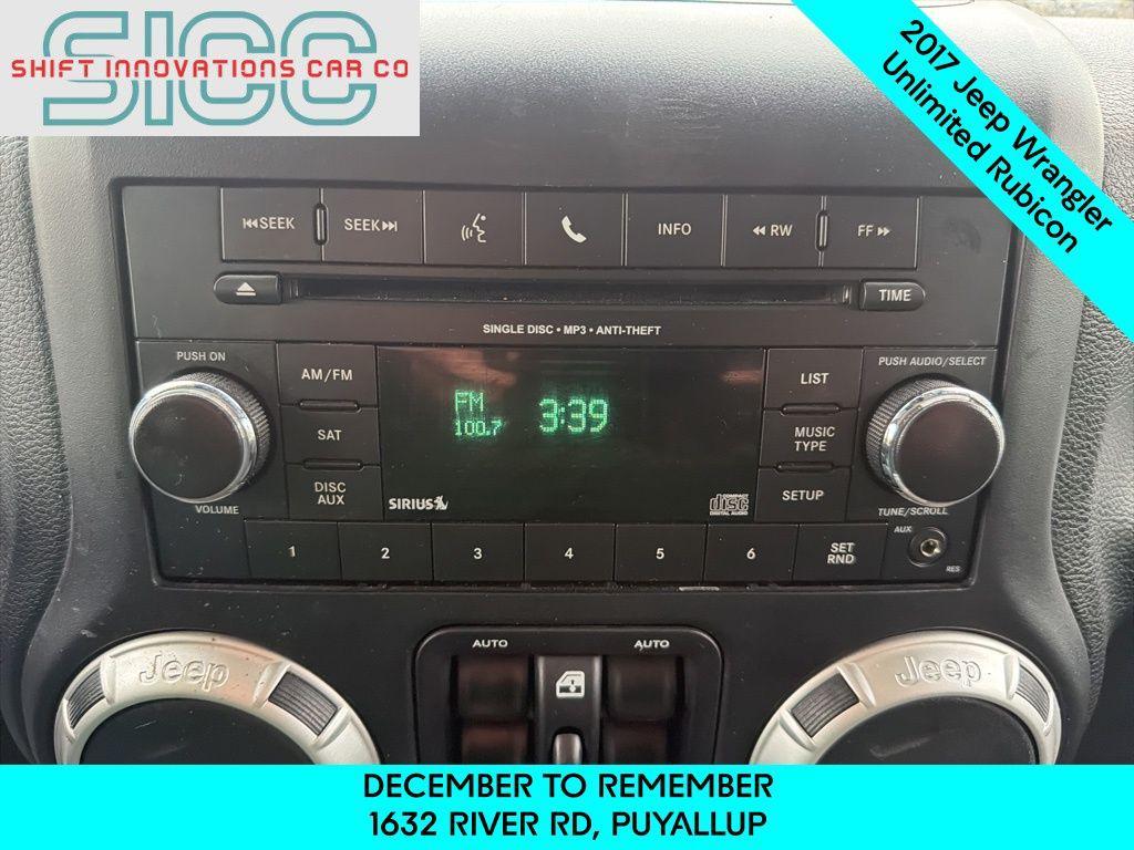 used 2017 Jeep Wrangler Unlimited car, priced at $24,490