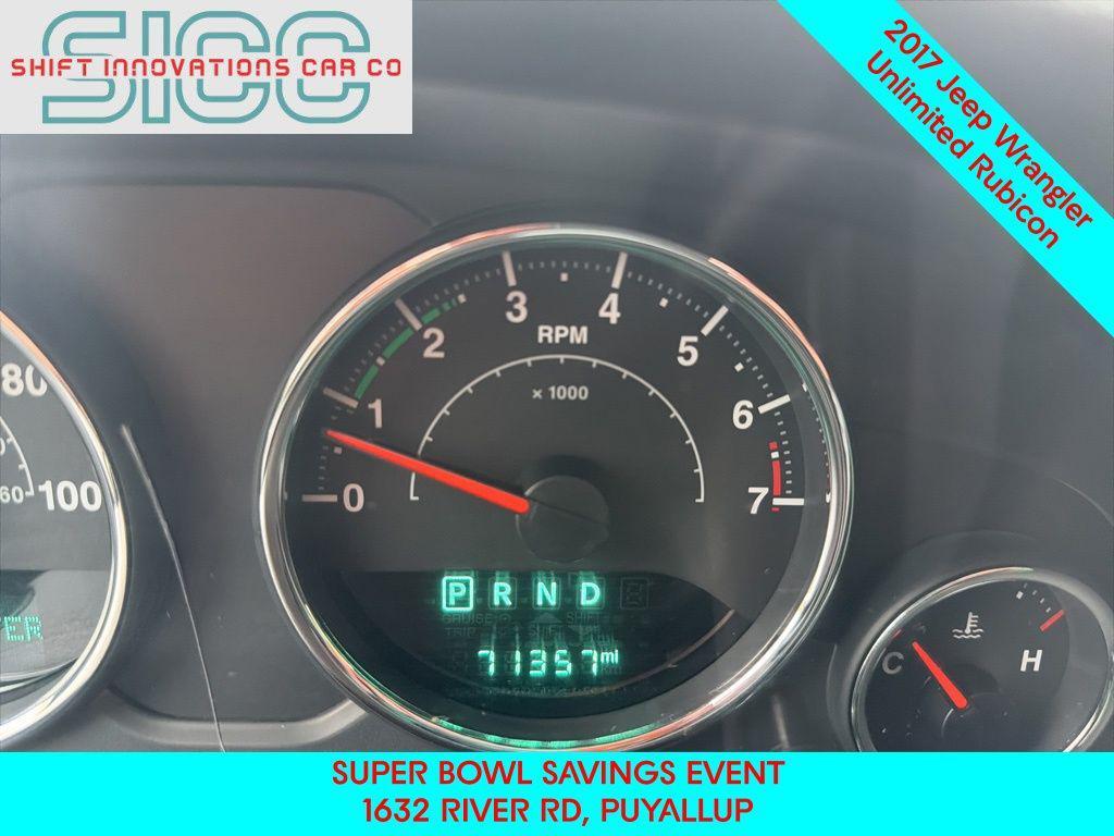 used 2017 Jeep Wrangler Unlimited car, priced at $22,986