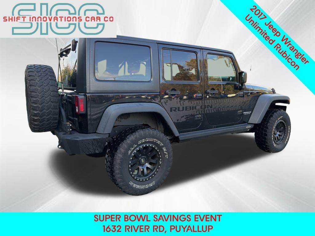 used 2017 Jeep Wrangler Unlimited car, priced at $22,986