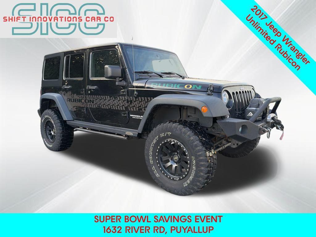 used 2017 Jeep Wrangler Unlimited car, priced at $22,986
