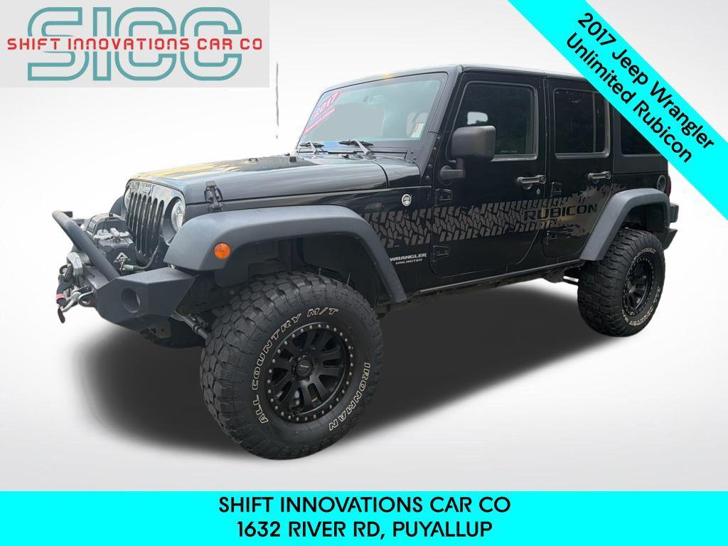 used 2017 Jeep Wrangler Unlimited car, priced at $23,999