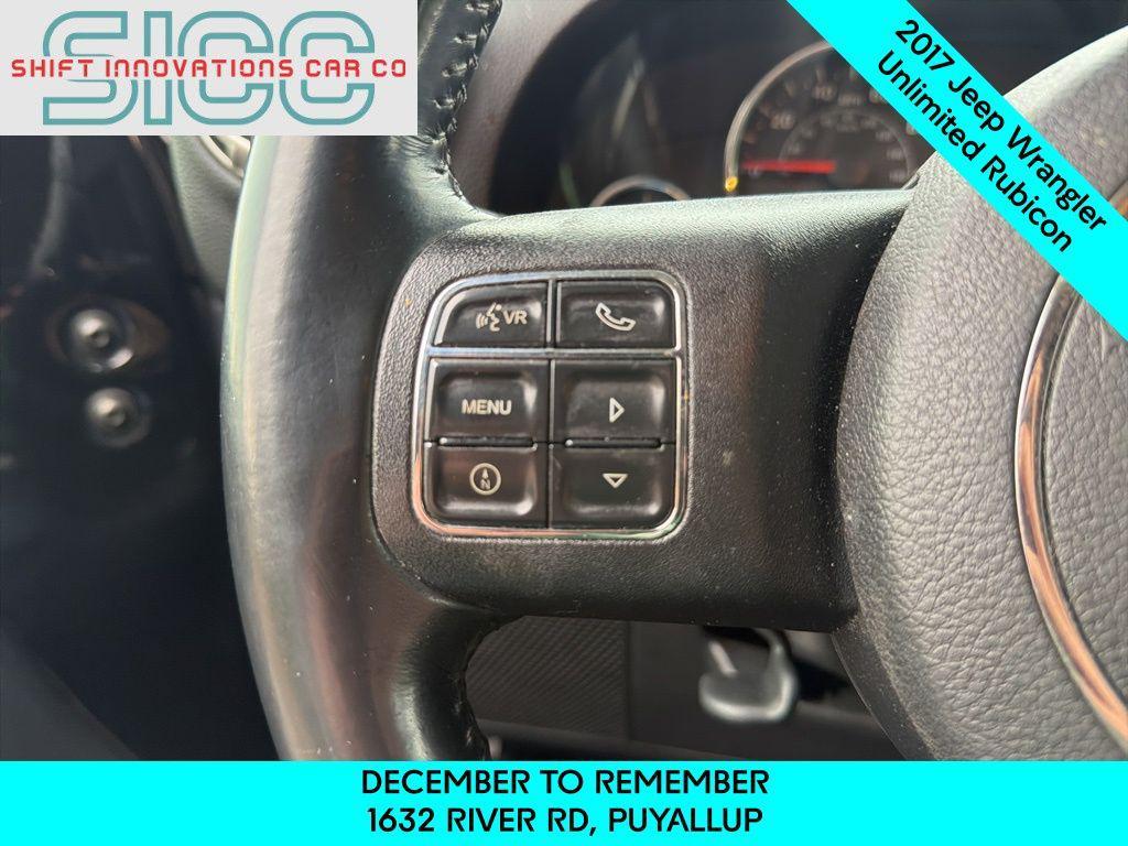 used 2017 Jeep Wrangler Unlimited car, priced at $24,490