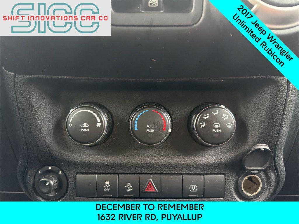 used 2017 Jeep Wrangler Unlimited car, priced at $24,490