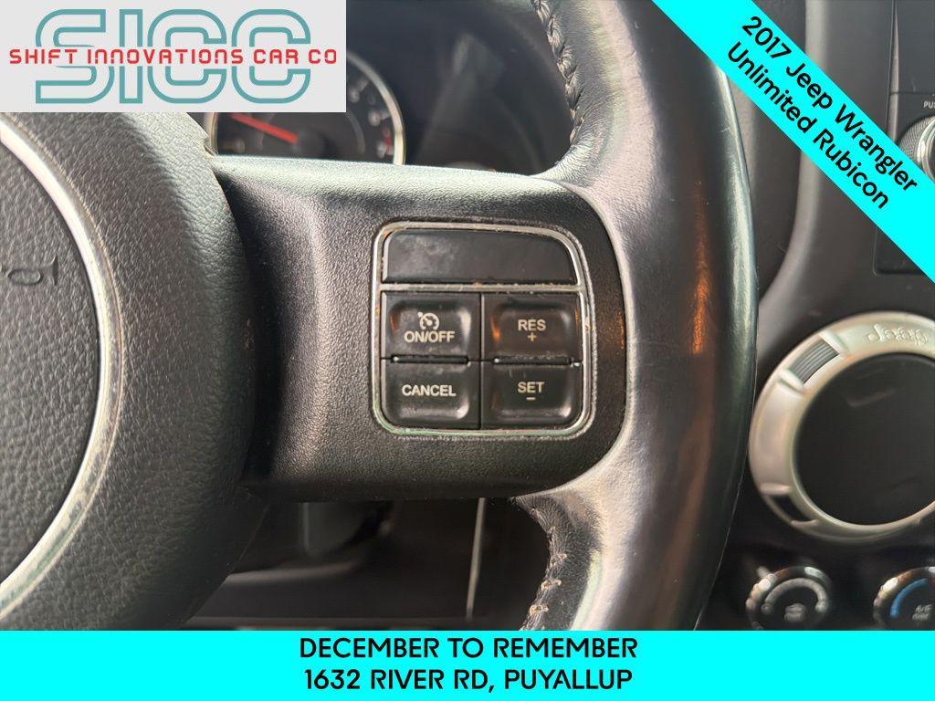 used 2017 Jeep Wrangler Unlimited car, priced at $24,490