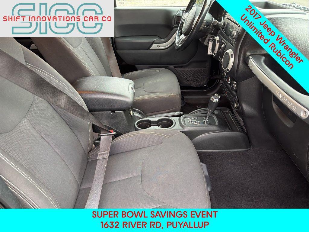 used 2017 Jeep Wrangler Unlimited car, priced at $22,986