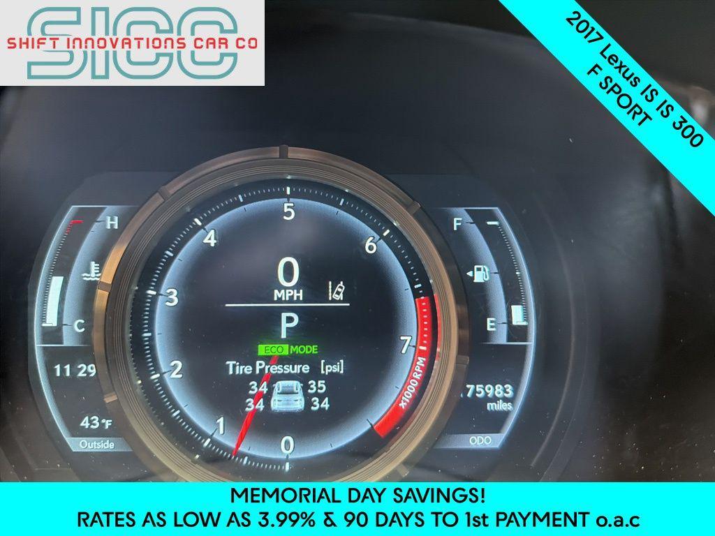 used 2017 Lexus IS 300 car, priced at $16,876