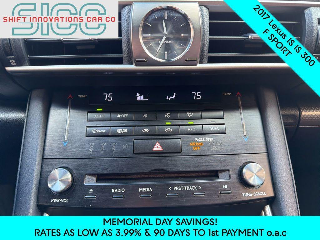 used 2017 Lexus IS 300 car, priced at $16,876