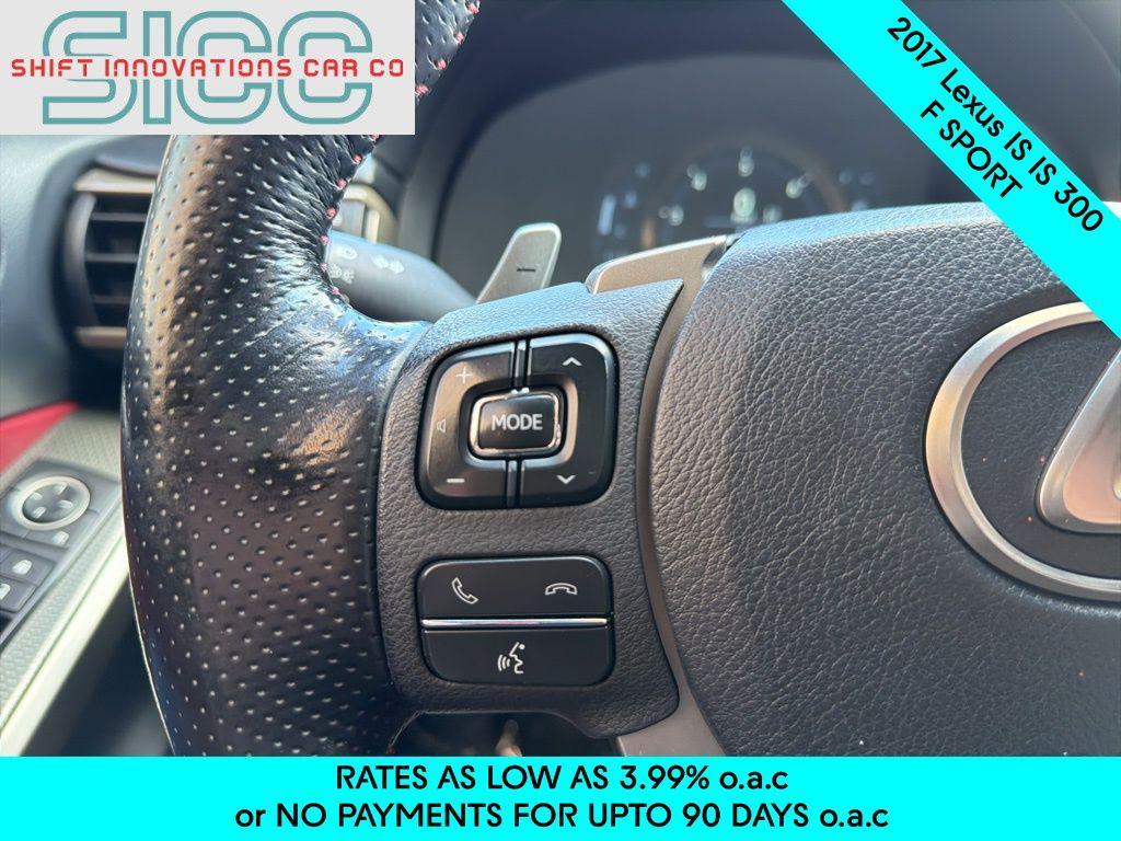 used 2017 Lexus IS 300 car, priced at $15,968