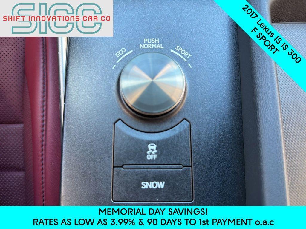 used 2017 Lexus IS 300 car, priced at $16,876