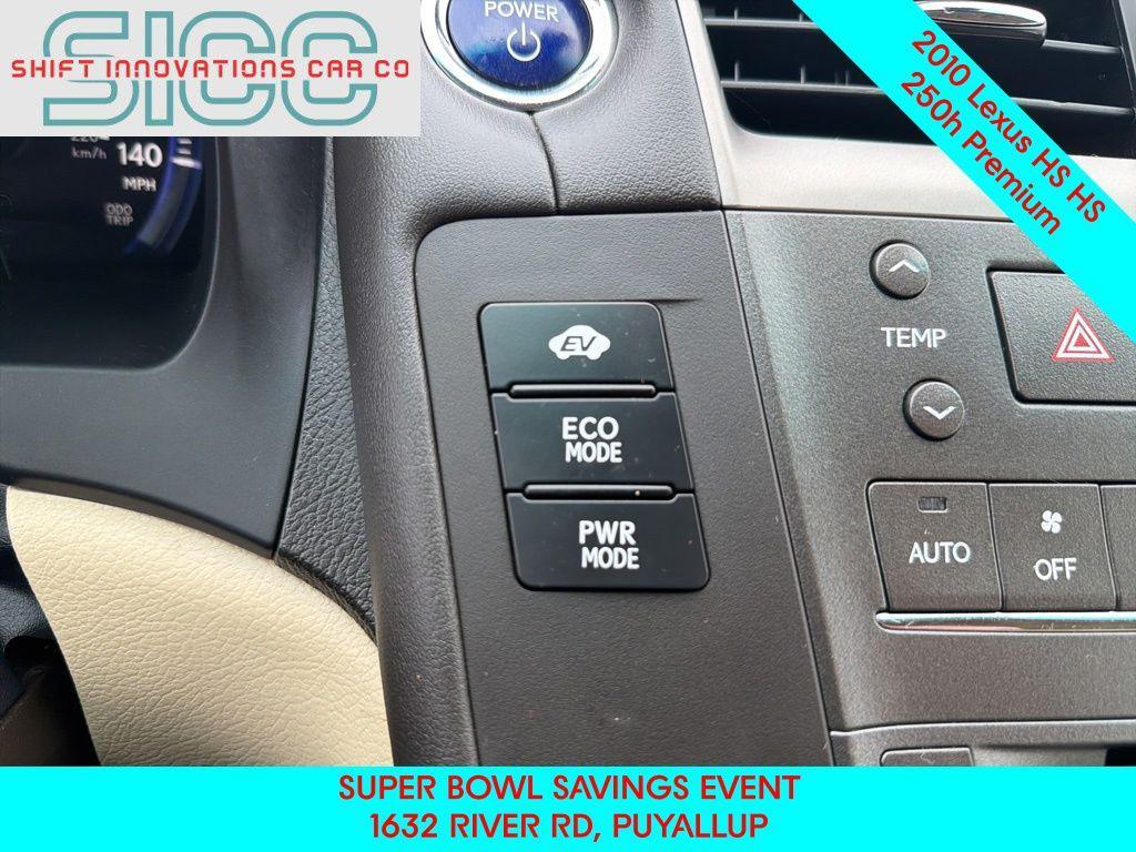 used 2010 Lexus HS 250h car, priced at $8,474