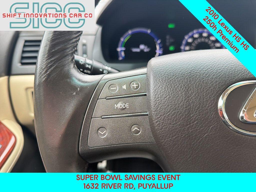 used 2010 Lexus HS 250h car, priced at $8,474