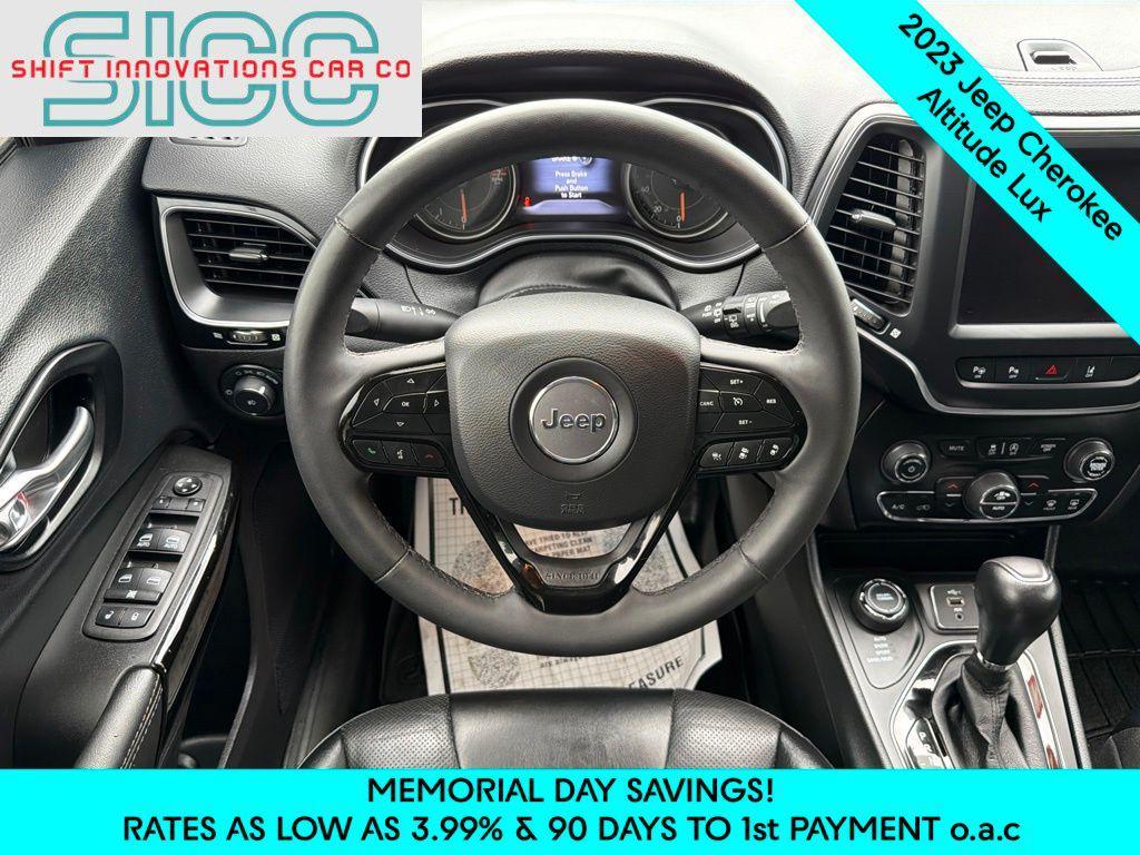 used 2023 Jeep Cherokee car, priced at $19,998