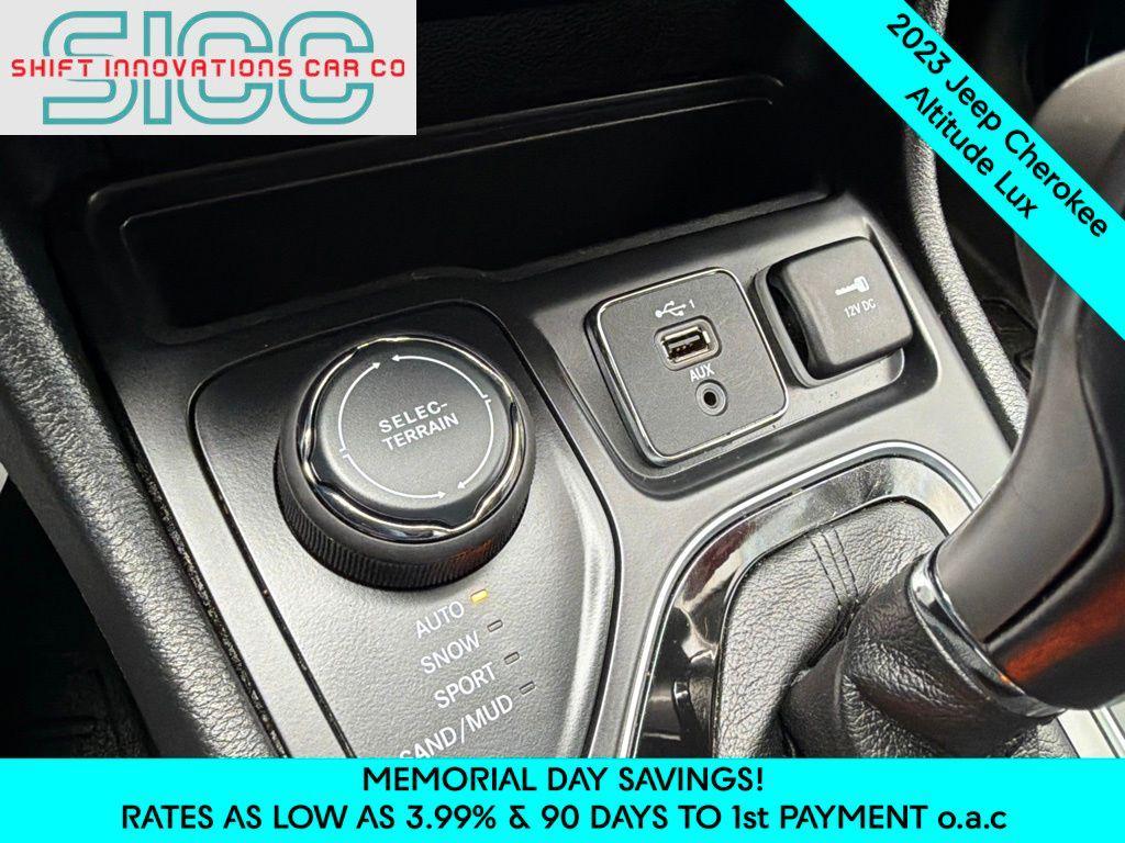 used 2023 Jeep Cherokee car, priced at $19,998