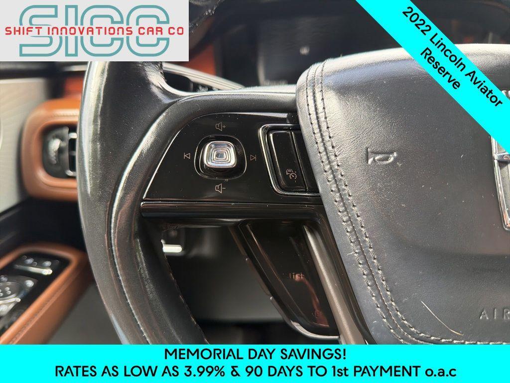 used 2022 Lincoln Aviator car, priced at $31,188