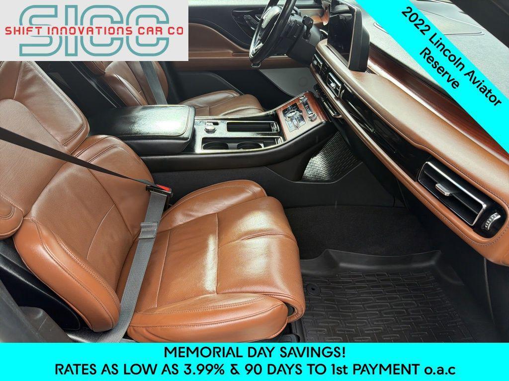 used 2022 Lincoln Aviator car, priced at $31,188
