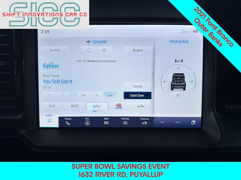 used 2021 Ford Bronco car, priced at $33,473